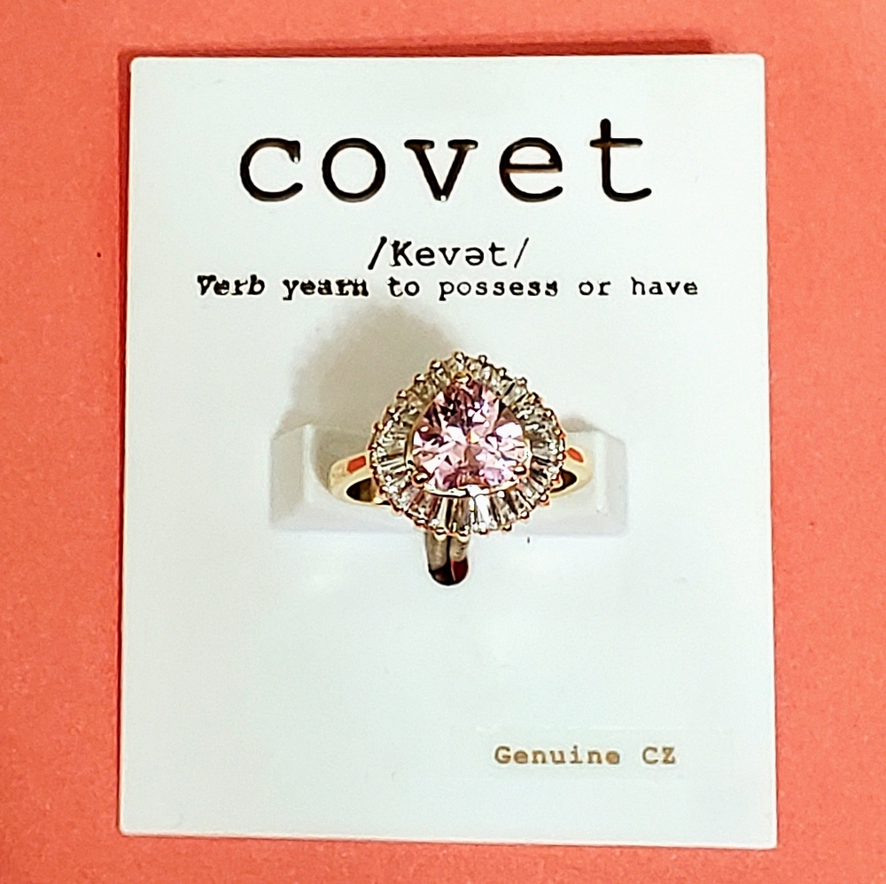 Genuine CZ Covet ring